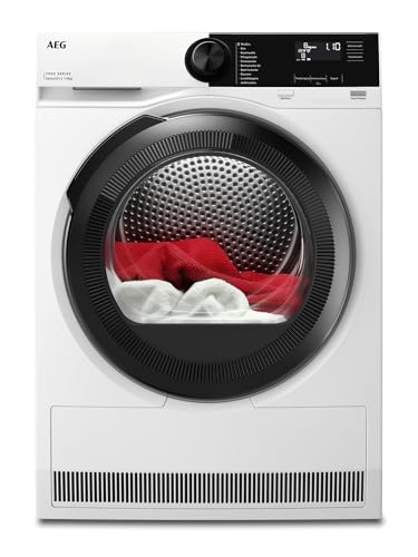 AEG Wärmepumpentrockner 8 kg, Serie 7000 SensiDry schonendes & energiesparendes Trockenverfahren, A+++, Mengenautomatik, Schontrommel, Knitterschutz, TR7T65680 AEG Wärmepumpentrockner 8 kg, Serie 7000 SensiDry schonendes & energiesparendes Trockenverfahren, A+++, Mengenautomatik, Schontrommel, Knitterschutz, TR7T65680 von AEG
