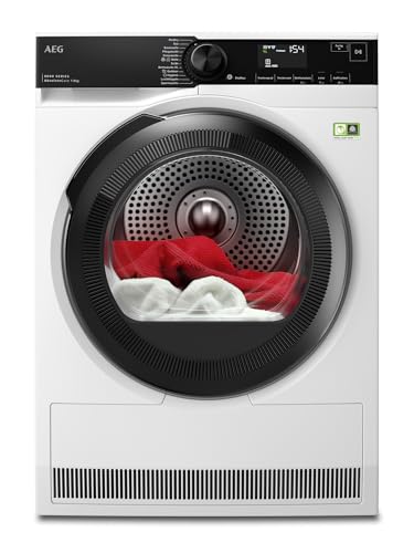 AEG Wärmepumpentrockner 8 kg – Serie 8000 AbsoluteCare Wolle- und Seidetrocknung – A+++-10 Prozent – Energiesparend – Mengenautomatik – Knitterschutz – Trommelbeleuchtung – TR8T75780 AEG Wärmepumpentrockner 8 kg – Serie 8000 AbsoluteCare Wolle- und Seidetrocknung – A+++-10 Prozent – Energiesparend – Mengenautomatik – Knitterschutz – Trommelbeleuchtung – TR8T75780 von AEG