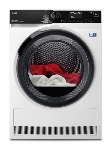 AEG Wärmepumpentrockner 8 kg – Serie 9000 AbsoluteCarePlus Daunentrocknung – Punktgenaue Trockenergebnisse mit 3D-Scan Restfeuchteermittlung – A+++ – Trommelbeleuchtung – TR9M75680 AEG Wärmepumpentrockner 8 kg – Serie 9000 AbsoluteCarePlus Daunentrocknung – Punktgenaue Trockenergebnisse mit 3D-Scan Restfeuchteermittlung – A+++ – Trommelbeleuchtung – TR9M75680 von AEG