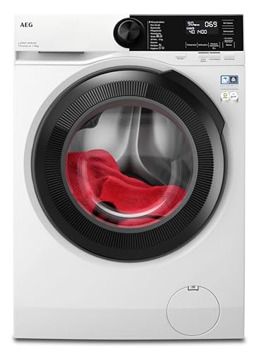 AEG Waschmaschine, Serie 6000 ProSense: Mengenautomatik, 10 kg, Leise, Leichtbügeln-Option, weniger Falten, Nachlegefunktion, Schontrommel, Vollwasserschutz, 1400 U/min, LR6AMZ410FL AEG Waschmaschine, Serie 6000 ProSense: Mengenautomatik, 10 kg, Leise, Leichtbügeln-Option, weniger Falten, Nachlegefunktion, Schontrommel, Vollwasserschutz, 1400 U/min, LR6AMZ410FL von AEG