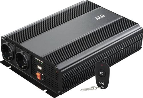 AEG Wechselrichter 10057 1000W 12 V/DC - 230 V/AC Fernbedienbar AEG Wechselrichter 10057 1000W 12 V/DC - 230 V/AC Fernbedienbar von AEG