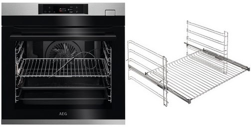 BFH78822V3 Elektro-Backofen mit Dampfgarer bestehend aus BSE78228BM + TR1LFSTV edelstahl/cleansteel BFH78822V3 Elektro-Backofen mit Dampfgarer bestehend aus BSE78228BM + TR1LFSTV edelstahl/cleansteel von AEG