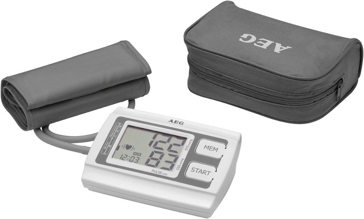 BMG5611 Blutdruckmessgerät weiß/grau von AEG
