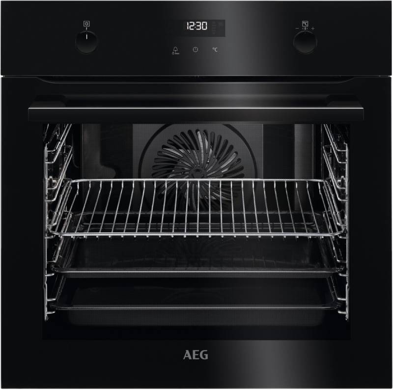 BPE535020B Einbaubackofen schwarz / A+ von AEG
