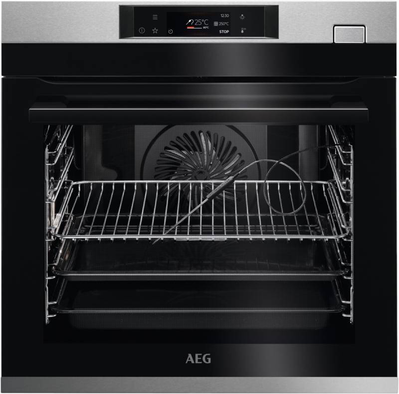 BSE78228BM Elektro-Backofen mit Dampfgarer edelstahl/cleansteel von AEG
