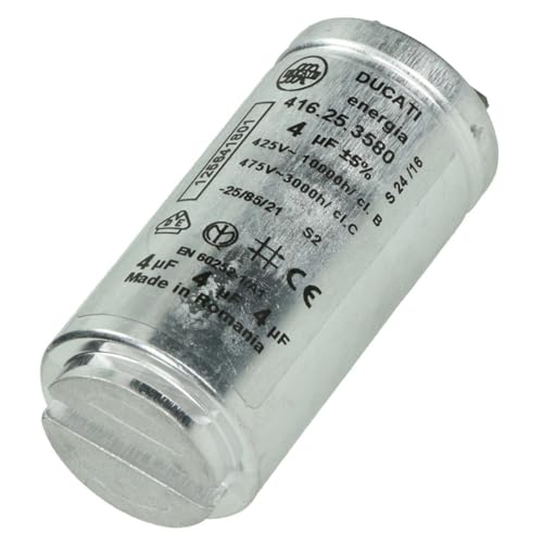 Electrolux AEG 125641801 1256418011 ORIGINAL Kondensator 4,00µF 6,3mm AMP Spülmaschine Geschirrspüler Trockner auch ArthurMartin Faure Juno Rex Privileg Zanker Zanussi Zoppas Electrolux AEG 125641801 1256418011 ORIGINAL Kondensator 4,00µF 6,3mm AMP Spülmaschine Geschirrspüler Trockner auch ArthurMartin Faure Juno Rex Privileg Zanker Zanussi Zoppas von AEG