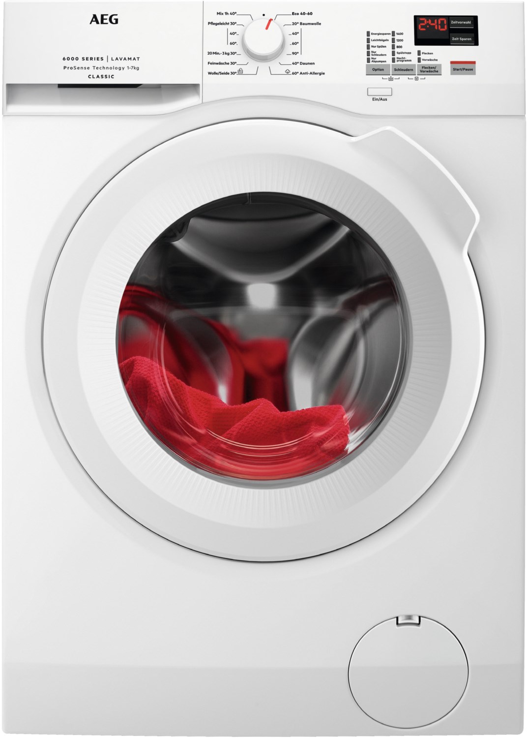 Lavamat L6FBC41470 Stand-Waschmaschine-Frontlader weiß / A von AEG