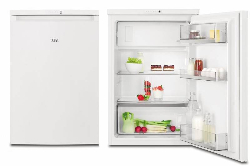 Santo RTS811DXAW Tischkühlschrank mit Gefrierfach weiß / D von AEG