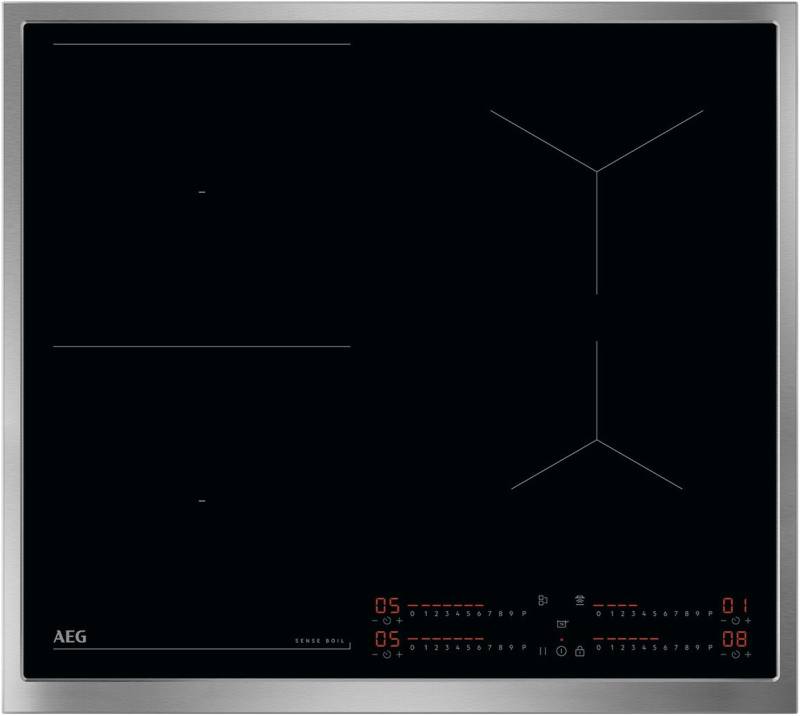 TI64IB1BXB Autark-Induktionskochfeld edelstahl/schwarz von AEG