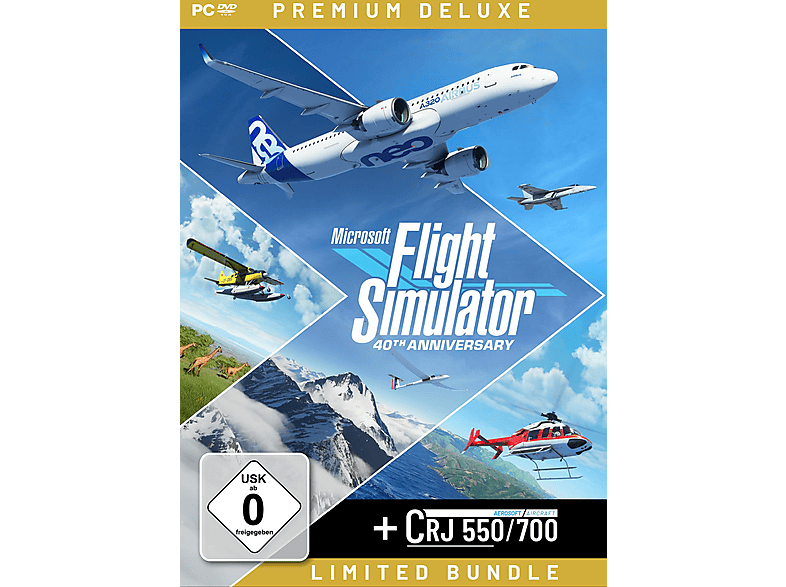 Microsoft Flight Simulator - Premium Deluxe + CRJ 550/700 Limited Bundle [PC] von AEROSOFT GMBH