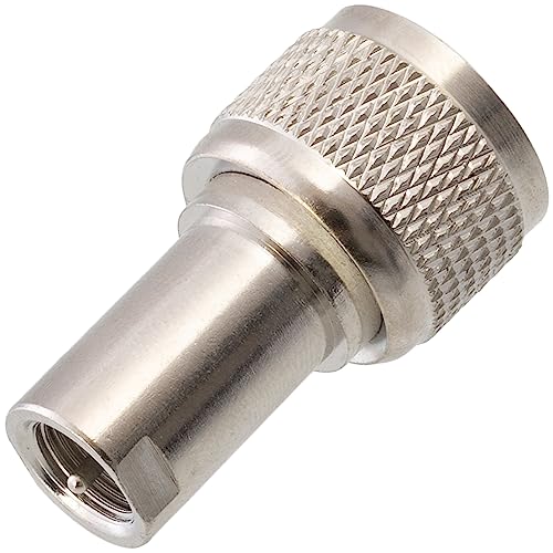 AЕRZETIX - C11202 - FME-Stecker männlich gerade auf männlich UHF-stecker gerade für koaxialkabel - länge 34 mm - TV antenne bildschirm satellitenradio von AERZETIX