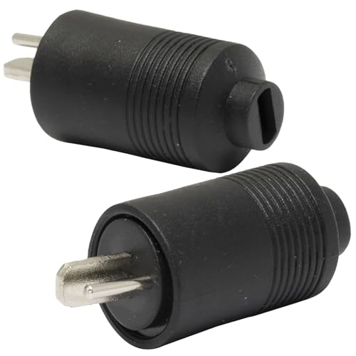 AЕRZETIX - C69384-10er-Set - Lautsprecher-DIN-stecker männlich für gerades Kabel - zum löten - gehäuse von AERZETIX