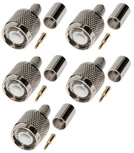 AERZETIX - 5 X Stecker-Anschluss Stecker für Kabel RG58 - C11250 von AERZETIX