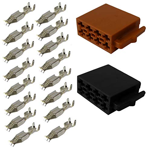 AERZETIX - C11038 - Steckverbinder - ISO 16PIN - Kabelbaum Universal Stromversorgung - Sound Lautsprecher - Crimp Lautsprecher von AERZETIX