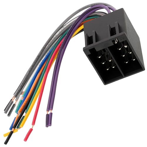 AERZETIX - C11904-13-poliger 5+8 ISO-Kombistecker für Autoradio - länge 175 mm - autoadapter kabelbaumstecker von AERZETIX
