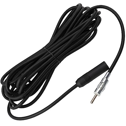 AERZETIX - C12003 - Autoradio-Antennenkabel Verlängerung/Prolongation männlich-weiblich DIN Länge 6 m - Jack Connector Auto-Stecker von AERZETIX