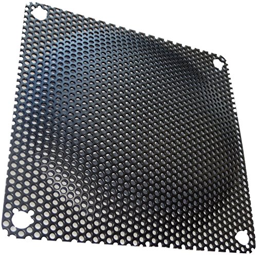 AERZETIX - C15149 - 2 x Schwarz - schutzgitter - lüftungsgitter - 92x92mm - ventilation für lüfter gehäuse - computer PC von AERZETIX