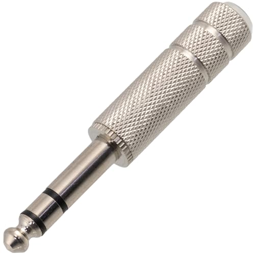 AERZETIX - C19624 - Klinkenstecker 6.3 mm männlich Stereo - zum löten - Lautsprecher Audio Kabel verstärker von AERZETIX