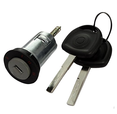 AERZETIX - C40215 - Schließzylinder - mit Zündschloss - mit 2 Schlüsseln - kompatibel mit - 90512000 0913653 913653 - für Auto von AERZETIX