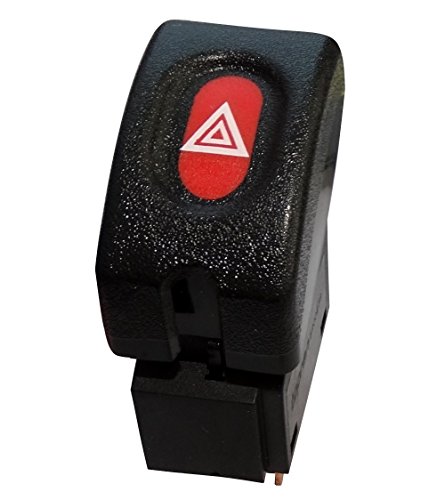 AERZETIX - C40503 - Warnblinkschalter - Schalter für Warnblinkanlage - kompatibel mit - 6240140 1241288/660 90434384/6896 09138045 - für Auto von AERZETIX