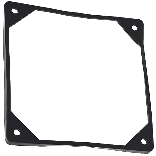 AERZETIX - C42216 - Anti-Vibrationsdichtung für Lüfter Ventilator computer PC 120 x 120 mm - aus silikon/gummi - farbe schwarz von AERZETIX