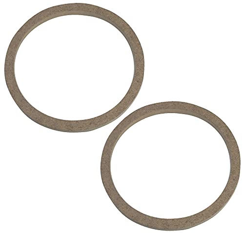 AERZETIX - C52051 - Satz von 2 Adaptern/halterungen/universelle lautsprecherringe Ø165mm - Ø166xØ144x12mm - abstandshalter/Ring aus MDF für Lautsprecher/Auto/Fahrzeug/beschallung von AERZETIX