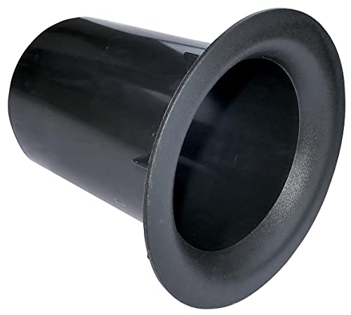 AERZETIX - C52251 - Port bassreflexrohr für Lautsprecher - für öffnung Ø142mm - Kragen: Ø 157mm - schwarz - für Lautsprecher subwoofer gehäuse - aus Kunststoff von AERZETIX