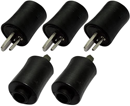 Aerzetix: 5 X Stecker Anschluss DIN 2PINS Pin Stecker für Lautsprecher C19574 von AERZETIX