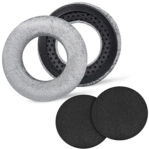 DT 770 Pro Ohrpolster, Weiche und Verdickte DT 990 Pro Ohrpolster Earpads Kompatibel mit DT 990 Pro/DT 880 Pro/DT 770 Pro Kopfhörern (Grau) von AESBELTA