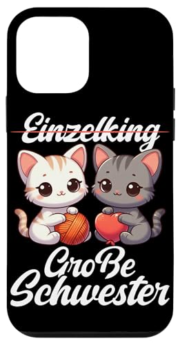 Einzelkind Große Schwester Katze Älteres Baby Geschwister Hülle für iPhone 12 mini Einzelkind Große Schwester Katze Älteres Baby Geschwister Hülle für iPhone 12 mini von Ältere Schwester in spe Süße Katze Neue Schwester
