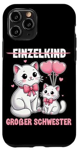 Einzelkind Große Schwester Katzen Älteres Baby Geschwister Hülle für iPhone 11 Pro Einzelkind Große Schwester Katzen Älteres Baby Geschwister Hülle für iPhone 11 Pro von Ältere Schwester in spe Süße Katze Neue Schwester