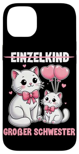 Einzelkind Große Schwester Katzen Älteres Baby Geschwister Hülle für iPhone 14 Plus Einzelkind Große Schwester Katzen Älteres Baby Geschwister Hülle für iPhone 14 Plus von Ältere Schwester in spe Süße Katze Neue Schwester