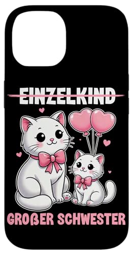 Einzelkind Große Schwester Katzen Älteres Baby Geschwister Hülle für iPhone 14 Einzelkind Große Schwester Katzen Älteres Baby Geschwister Hülle für iPhone 14 von Ältere Schwester in spe Süße Katze Neue Schwester