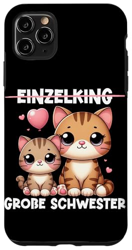 Große Schwester Katzenliebhaber Älteres Baby Geschwister Hülle für iPhone 11 Pro Max Große Schwester Katzenliebhaber Älteres Baby Geschwister Hülle für iPhone 11 Pro Max von Ältere Schwester in spe Süße Katze Neue Schwester