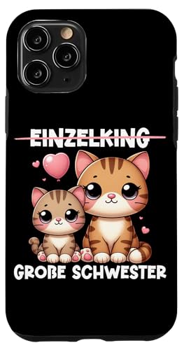 Große Schwester Katzenliebhaber Älteres Baby Geschwister Hülle für iPhone 11 Pro Große Schwester Katzenliebhaber Älteres Baby Geschwister Hülle für iPhone 11 Pro von Ältere Schwester in spe Süße Katze Neue Schwester