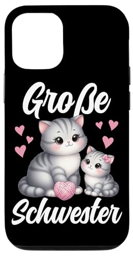 Große Schwester Katzenliebhaber Älteres Baby Geschwister Hülle für iPhone 12/12 Pro Große Schwester Katzenliebhaber Älteres Baby Geschwister Hülle für iPhone 12/12 Pro von Ältere Schwester in spe Süße Katze Neue Schwester