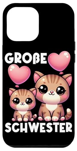 Große Schwester Katzenliebhaber Älteres Baby Geschwister Hülle für iPhone 12 Pro Max Große Schwester Katzenliebhaber Älteres Baby Geschwister Hülle für iPhone 12 Pro Max von Ältere Schwester in spe Süße Katze Neue Schwester