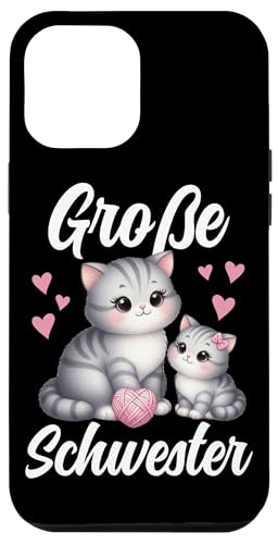 Große Schwester Katzenliebhaber Älteres Baby Geschwister Hülle für iPhone 12 Pro Max Große Schwester Katzenliebhaber Älteres Baby Geschwister Hülle für iPhone 12 Pro Max von Ältere Schwester in spe Süße Katze Neue Schwester