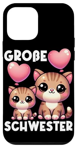 Große Schwester Katzenliebhaber Älteres Baby Geschwister Hülle für iPhone 12 mini Große Schwester Katzenliebhaber Älteres Baby Geschwister Hülle für iPhone 12 mini von Ältere Schwester in spe Süße Katze Neue Schwester