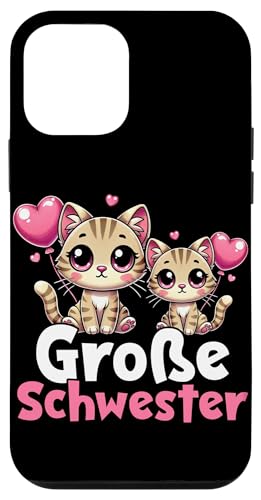 Große Schwester Katzenliebhaber Älteres Baby Geschwister Hülle für iPhone 12 mini Große Schwester Katzenliebhaber Älteres Baby Geschwister Hülle für iPhone 12 mini von Ältere Schwester in spe Süße Katze Neue Schwester