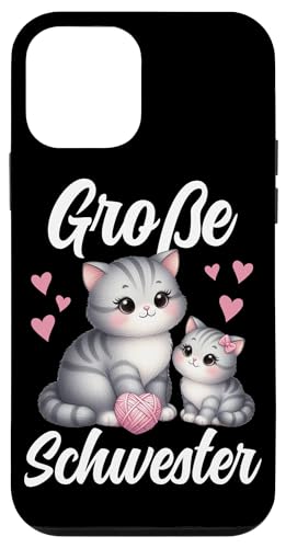 Große Schwester Katzenliebhaber Älteres Baby Geschwister Hülle für iPhone 12 mini Große Schwester Katzenliebhaber Älteres Baby Geschwister Hülle für iPhone 12 mini von Ältere Schwester in spe Süße Katze Neue Schwester