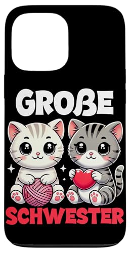 Große Schwester Katzenliebhaber Älteres Baby Geschwister Hülle für iPhone 13 Pro Max Große Schwester Katzenliebhaber Älteres Baby Geschwister Hülle für iPhone 13 Pro Max von Ältere Schwester in spe Süße Katze Neue Schwester