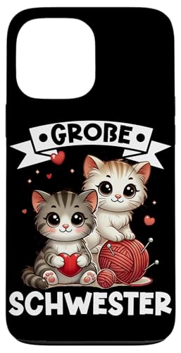 Große Schwester Katzenliebhaber Älteres Baby Geschwister Hülle für iPhone 13 Pro Max Große Schwester Katzenliebhaber Älteres Baby Geschwister Hülle für iPhone 13 Pro Max von Ältere Schwester in spe Süße Katze Neue Schwester