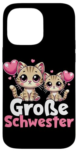Große Schwester Katzenliebhaber Älteres Baby Geschwister Hülle für iPhone 14 Pro Max Große Schwester Katzenliebhaber Älteres Baby Geschwister Hülle für iPhone 14 Pro Max von Ältere Schwester in spe Süße Katze Neue Schwester