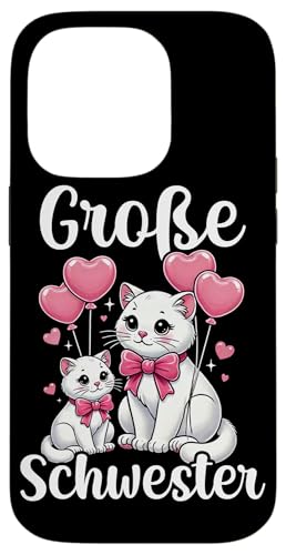 Große Schwester Katzenliebhaber Älteres Baby Geschwister Hülle für iPhone 14 Pro Große Schwester Katzenliebhaber Älteres Baby Geschwister Hülle für iPhone 14 Pro von Ältere Schwester in spe Süße Katze Neue Schwester