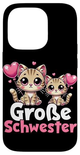 Große Schwester Katzenliebhaber Älteres Baby Geschwister Hülle für iPhone 14 Pro Große Schwester Katzenliebhaber Älteres Baby Geschwister Hülle für iPhone 14 Pro von Ältere Schwester in spe Süße Katze Neue Schwester