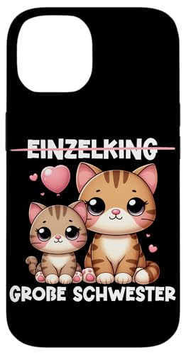 Große Schwester Katzenliebhaber Älteres Baby Geschwister Hülle für iPhone 14 Große Schwester Katzenliebhaber Älteres Baby Geschwister Hülle für iPhone 14 von Ältere Schwester in spe Süße Katze Neue Schwester
