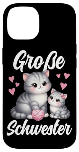 Große Schwester Katzenliebhaber Älteres Baby Geschwister Hülle für iPhone 14 Große Schwester Katzenliebhaber Älteres Baby Geschwister Hülle für iPhone 14 von Ältere Schwester in spe Süße Katze Neue Schwester