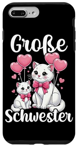 Große Schwester Katzenliebhaber Älteres Baby Geschwister Hülle für iPhone 7 Plus/8 Plus Große Schwester Katzenliebhaber Älteres Baby Geschwister Hülle für iPhone 7 Plus/8 Plus von Ältere Schwester in spe Süße Katze Neue Schwester
