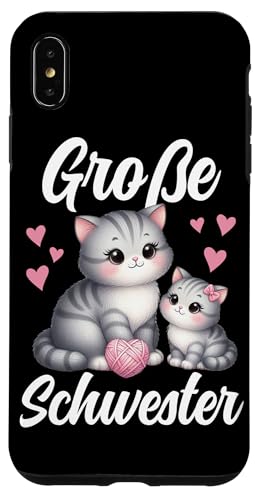 Große Schwester Katzenliebhaber Älteres Baby Geschwister Hülle für iPhone XS Max Große Schwester Katzenliebhaber Älteres Baby Geschwister Hülle für iPhone XS Max von Ältere Schwester in spe Süße Katze Neue Schwester